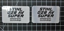 Targa distintivo Stihl 028 AV