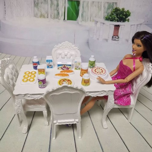 Miniatures furniture white - 1:6,
