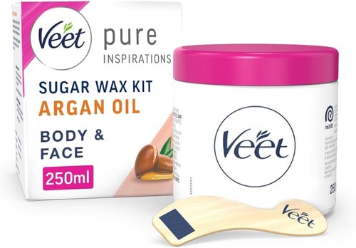 Veet olio argan kit cera - di,