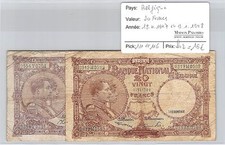 2 Banconote Belgio - 20