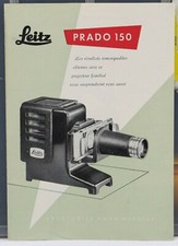 leitz prado 150 1953 Dépliant / Brochure 4 pages en Français 
