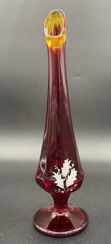 Vaso oscillante rosso rubino