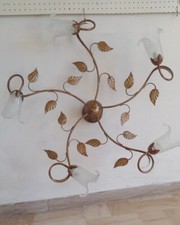 Plafoniera in ferro battuto