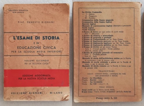 Ernesto bignami esame di - bignami, l’esame