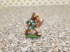 SOLDATINO INDIANO SALPA 7 cm ORIGNALE ANNI 50 NUOVO MAI GIOCATO CELLOPLASTO