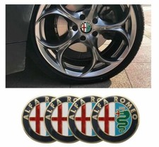 4 adhesive hubcaps Alfa Romeo