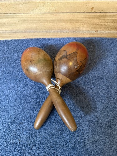 Maracas vintage fatti mano - maracas, a
