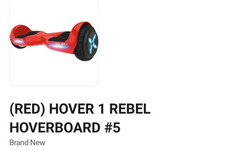 Hoverboard Rebel Red - New 