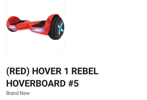 Hoverboard rebel red - -,