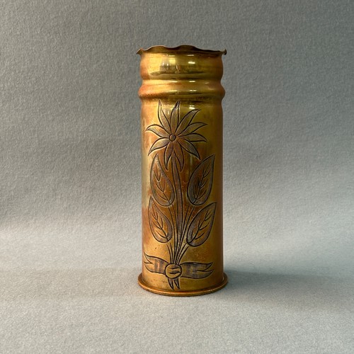 Ww1 trench artillery art vase - ww1,