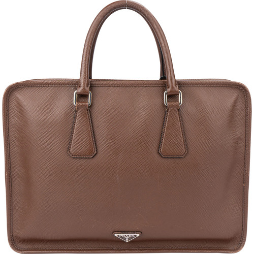 Borsa prada brown - borsa, saffiano