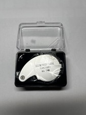 Lente di ingrandimento 40x monocolo orologiaio orefice tipografia BIANCO