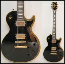 BURNY RLC-70 '60s Model BL anni 80 Les Paul Custom con pickup VH-1, Made in Japan
