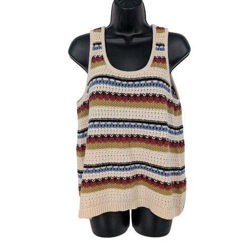 Canotta maglia uncinetto - , a