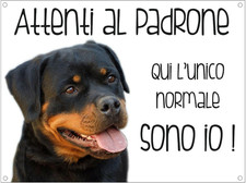 CARTELLO CANE - ROTTWEILER