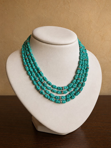 Collana vintage multifilo - vintage,