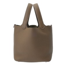 Borsa a mano donna HERMES Picotin Lock PM Taurillon Clemence Etope