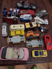 LOTTO 18 pezzi macchinine moto, modellini ferro