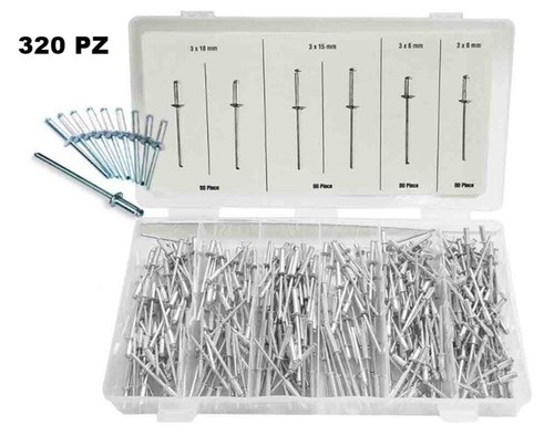 Set rivetti alluminio - set,