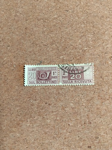 Francobollo pacchi postali - pacchi, 20