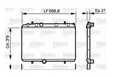 RADIATORE ACQUA MOTORE PER
