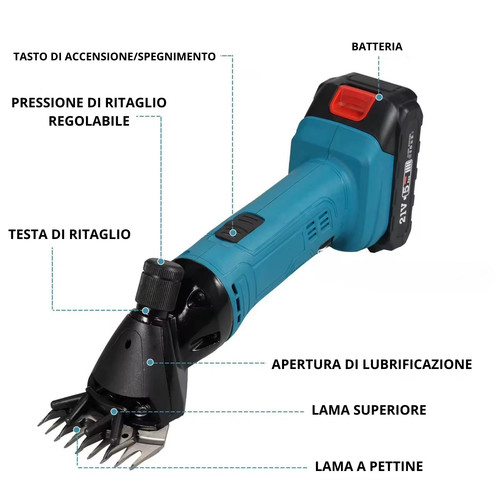Tosatrice per pecore - tosatrice,