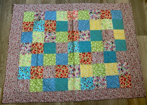 Trapunta presepe patchwork - trapunta,