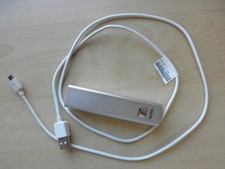 Portable Power Bank Silver USB
