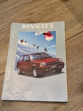 Brochure Renault 5 depliant