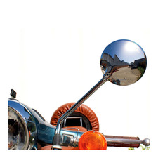 Specchietto Vespa CROMATO, montaggio a SX-DX tondo - OMOLOGATO