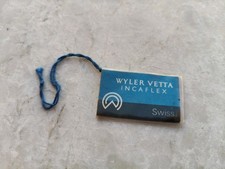 WYLER VETTA INCAFLEX VINTAGE WATCH UHREN TAG LABEL ETICHETTA OROLOGIO DIVER
