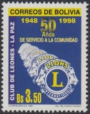 Bolivia 1038 1999 50 Anni Del