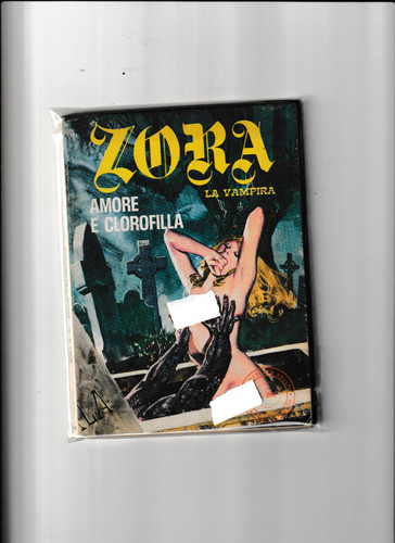 Fumetto horror erotico zora - zora, la