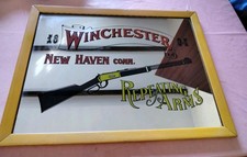 SPECCHIO  PUBLICITA'  FUCILE WINCHESTER 1894 Vintage Anni 80 Ottimo