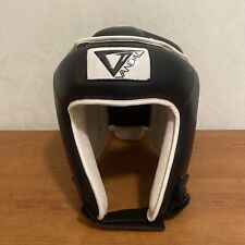 Casco protettivo da gara in pelle Fight Black Vandal Taglia L