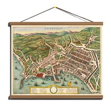 Antica mappa 1638 pianta