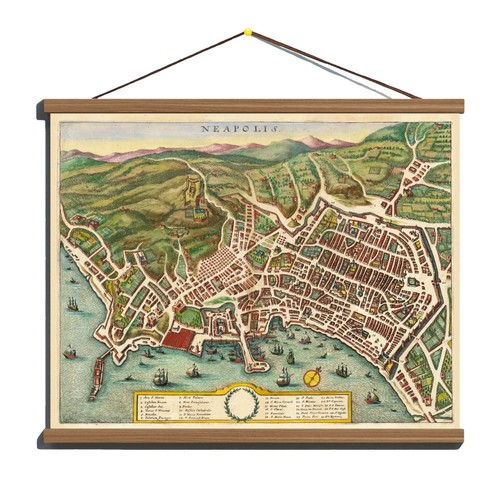Antica mappa 1638 pianta