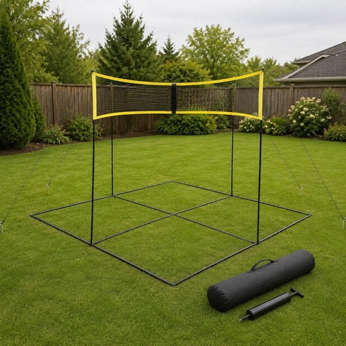 Set rete pallavolo croce - da,
