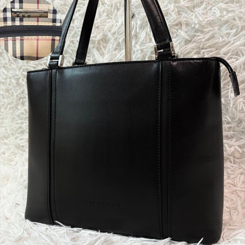 Borsa burberry pelle nera - in,