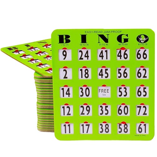 Carte bingo prova di jam - da, a