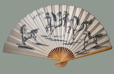 Ventaglio Cinese da parete bambù 157 cm - Grande Decorazione Orientale Cina