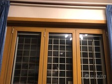 5 finestre in alluminio effetto rovere taglio termico doppio vetro bassoemissivo