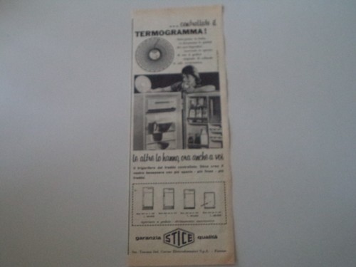 Advertising pubblicità 1961 - pubblicità,