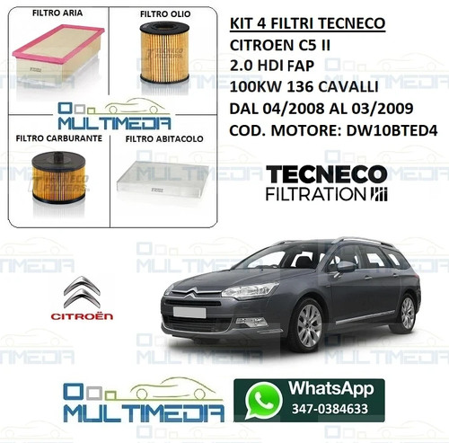 Tagliando filtri tecneco - filtri,
