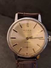 Orologio Margi 17 Rubini modello 6362 incabloc stainless steel back