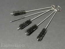 5x scovolino 1 SET MINI tattoo cannucce pipa Ø2-8mm spazzolino pulizia AEROGRAFO