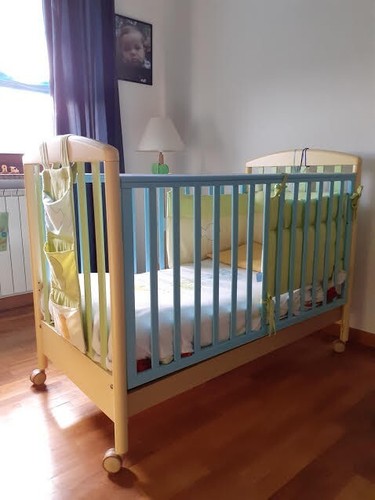 Lettino pali con materasso e - con,