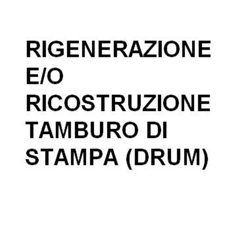 Rigenerazione tamburo di - rigenerazione,