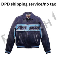 Giacca in pelle nera nuova