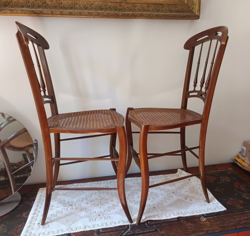 Coppia sedie chiavarine - sedie,